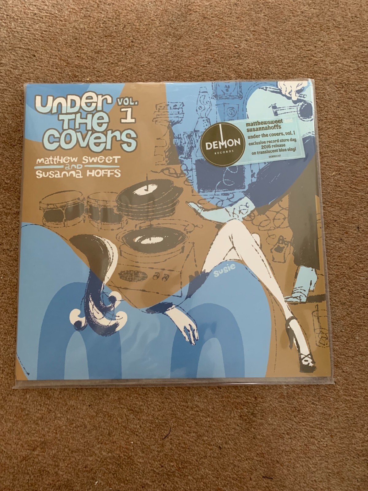 MATTHEW SWEET and SUSANNA HOFFS - UNDER THE COVERS - VOL.1  - RSD Limited - Blue