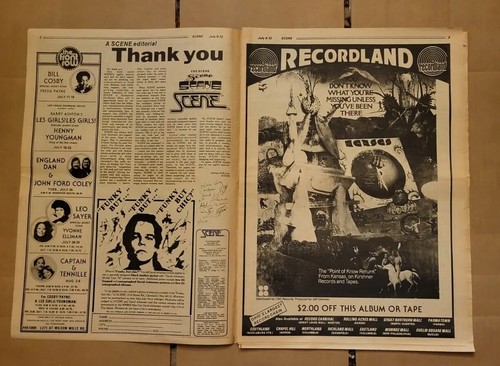 Journey SCENE 7/6/78 Rolling Stones Peter Gabriel David Gilmour Pere Ubu Dion - Picture 3 of 24