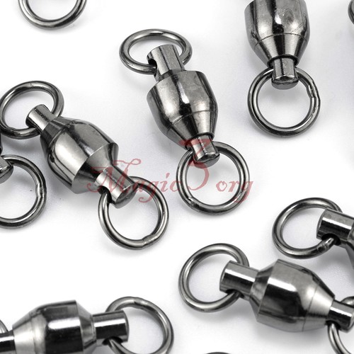 10X Ball Bearing Fishing Swivels Heavy Duty Sea Trolling Big Game Size #0 to #10 - Picture 7 of 15