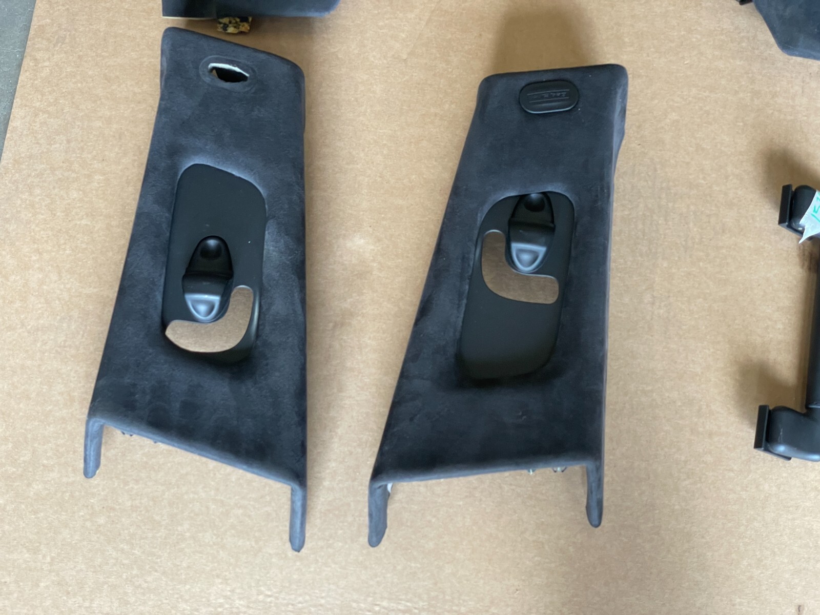 14-17 Maserati Quattroporte GTS A B C Pillar Trim Grab Handle Set Black 1574 OEM