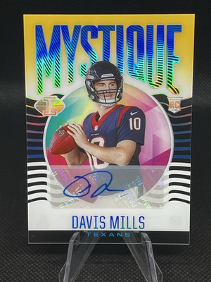 #ad 2021 Panini Illusions Davis Mills Mystique Rookie Autograph 10 Card No. MY 20 $39.88