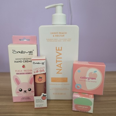 Peach Beauty Bundle Native Lotion The Creme Shop Colorgram tintin dory New