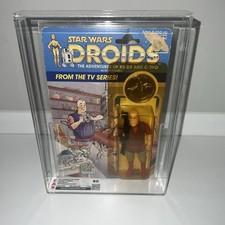 Vintage Star Wars Droids 1985 Jord Dusat GRADED CAS 60
