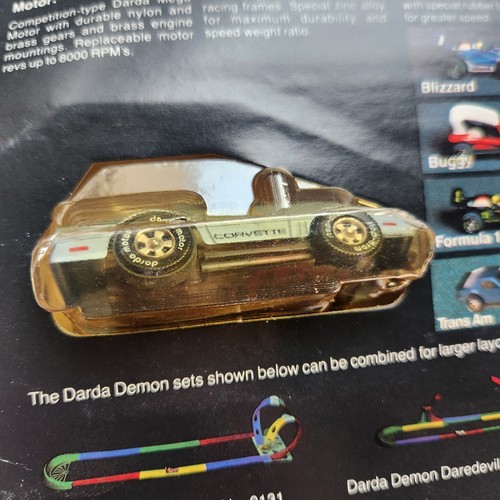 New Darda Demons Corvette Silver Self-Propelled Diecast Metal Racer Car No. 1150 - Picture 8 of 14