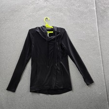 Lululemon Women Jacket 2 Black Coast Easy Wrap Hooded