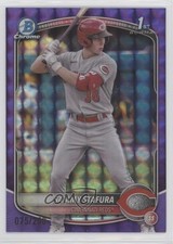2025 Bowman Chrome Prospects Purple Geometric Refractor /250 Sammy Stafura 1i7n