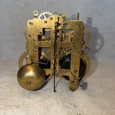 Antique Seth Thomas 89C Clock Movement Working Time & Strike Parts Restoration