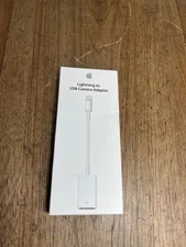 APPLE Lightning to USB Camera Adapter for iPad or iPhone MD821ZM/A NEW OPEN BOX