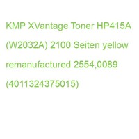 Kmp Xvantage Toner HP415A (W2032A) 2100 Seiten Yellow Remanufactured 2554,0089