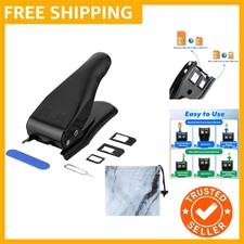 Universal Sim Card Cutter, 2 in 1 Standard SIM/Micro SIM Card Cutter with Ada...