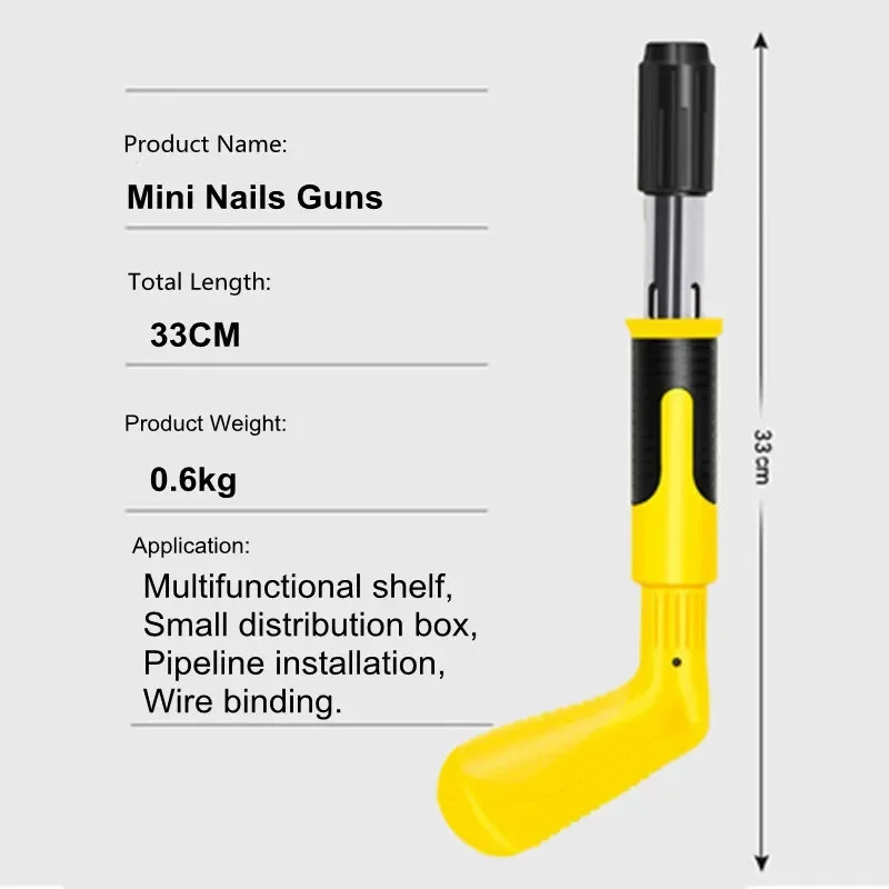 Manual Rivet Nail Gun Alloy Steel Woodworking Working Rivet Gun Labor-save Tool