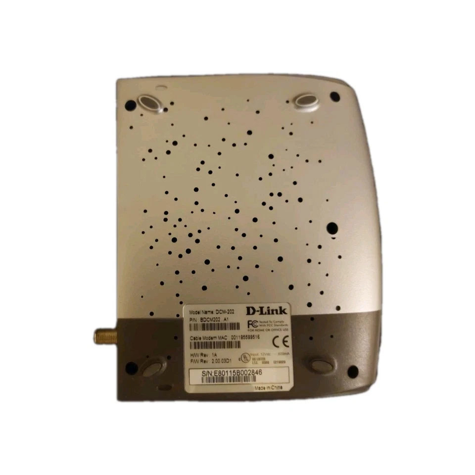 D-Link High Speed Cable Modem DCM-202 Ethernet or USB Connectivity - Image 4 of 4