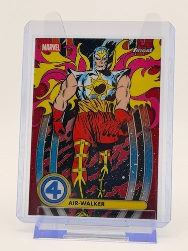 2026 Topps Finest Marvel Air-Walker Base Common Red Refractor /5