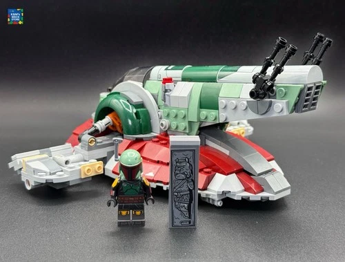 75312 LEGO Star Wars The Mandalorian Boba Fett's Starship NOT Complete