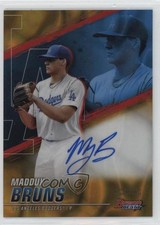 2021 Bowman's Best of Gold Lava Refractor 43/75 Maddux Bruns #B21-MB Auto 1j8z
