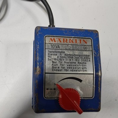Märklin 10VA Transformer - Für Teile / Reparatur, Ungeprüft