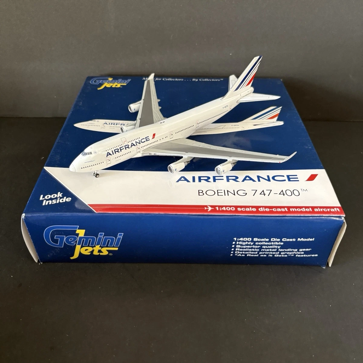 GeminiJets Boeing 747 1:400 Diecast Aircraft & Spacecraft for sale