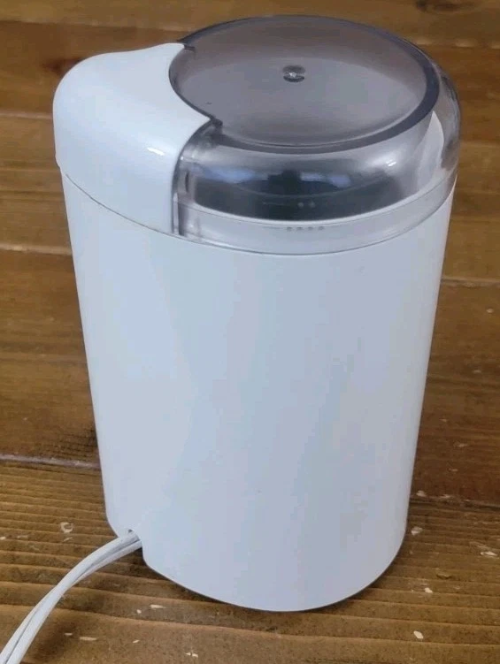 Molinillo de granos de café Cuisinart blanco DCG-20N eléctrico - totalmente probado y funcionando Foto 2 de 4