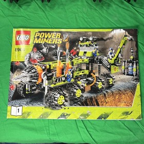 Lego Titanium Command Rig 8964 Power Miners 100% Complete Set 5 Minifigures Toy