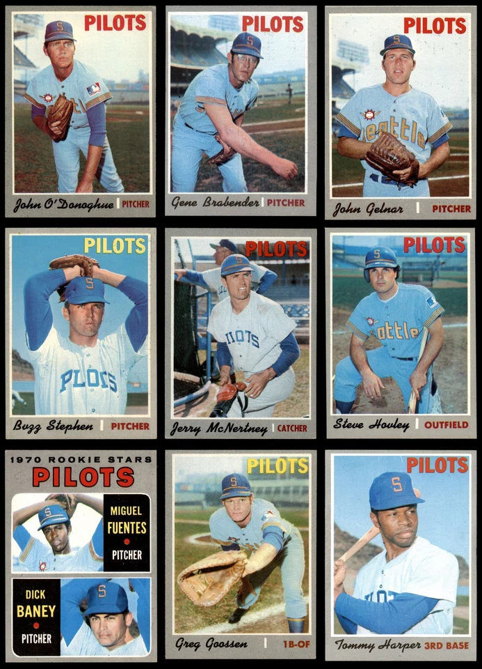 1970 Topps Seattle Pilots Near Team Set 5.5 - EX+ 7113749 (19 / 30 cards) - Image 2 of 2