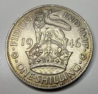 Photo of a 1946 George VI Shilling from an eBay listing that sold on Jun 24, 2026