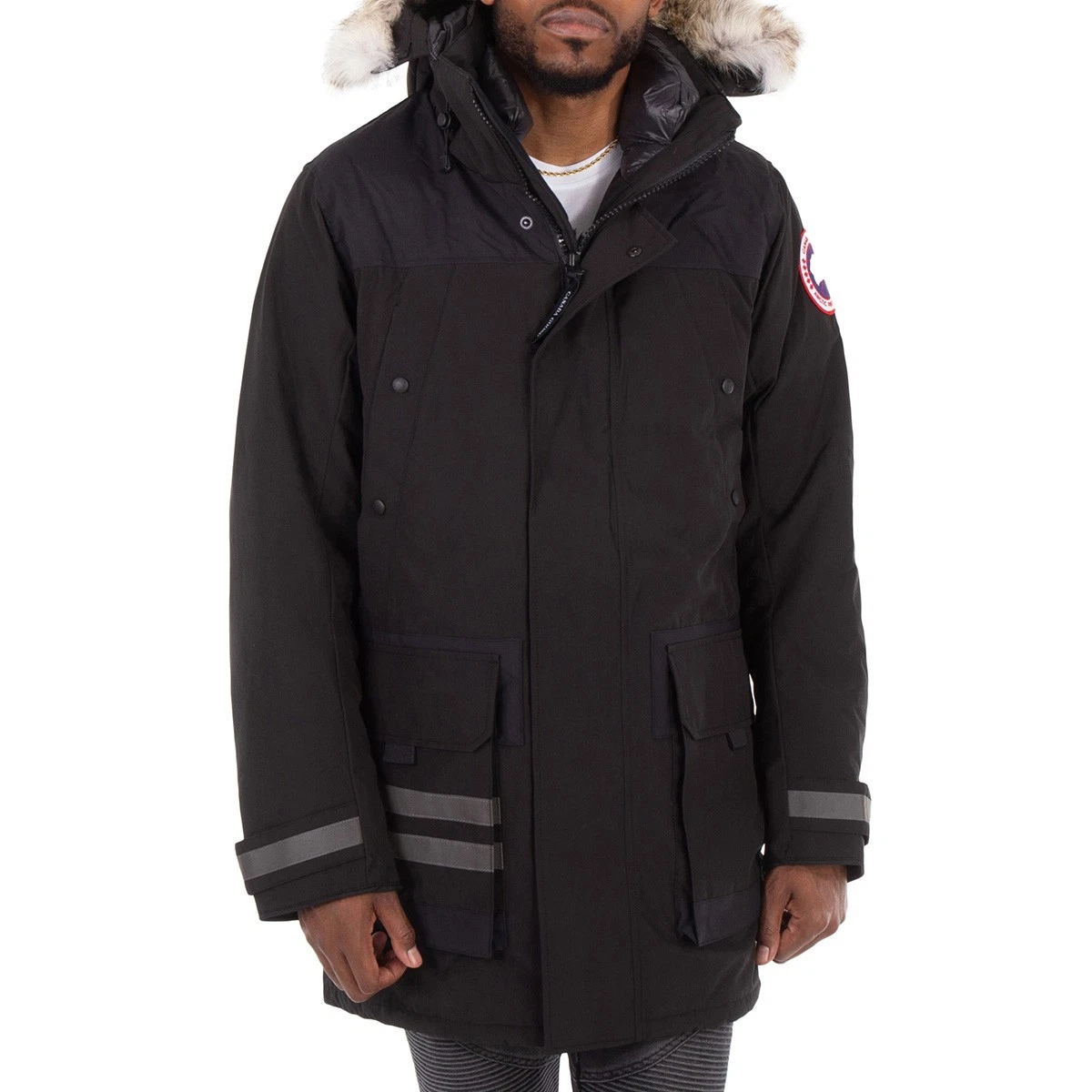 Canada Goose Erickson Parka Giacca Manica Lunga Taglia Large