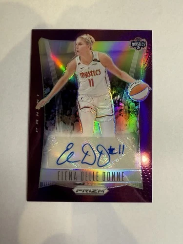 2024 Panini Prizm WNBA - Elena Delle Donne Throwback Auto #TB-EDD Purple /49