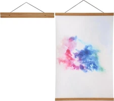 Magnetic Poster Hanger Frame, 12x18 12x16 12x20 12x24 12x36 Wood Magnet Poster F