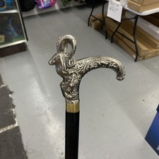 RAM GOAT ARIES HEAD CANE Walking Stick Canes Vintage BRAND NEW FREE SHIPPING