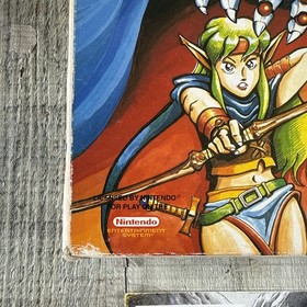 Vintage 1989 Nintendo NES ARKISTA'S RING GAME BOX No Manual Good Condition