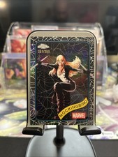 2025 Topps Chrome Marvel #37 Mockingbird Spider Web Refractor /399