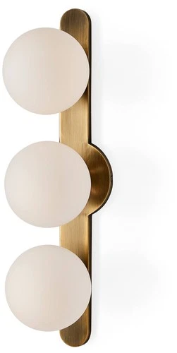 Uttermost Droplet 22" High Antique Brass 3-Light Wall Sconce - Picture 2 of 4