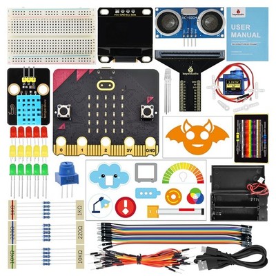 KEYESTUDIO BBC micro:bit Starter Kit for Beginners Electronics Learning Kit