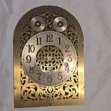 Used Ornate antique clock dial, from  Herschede Grandfather