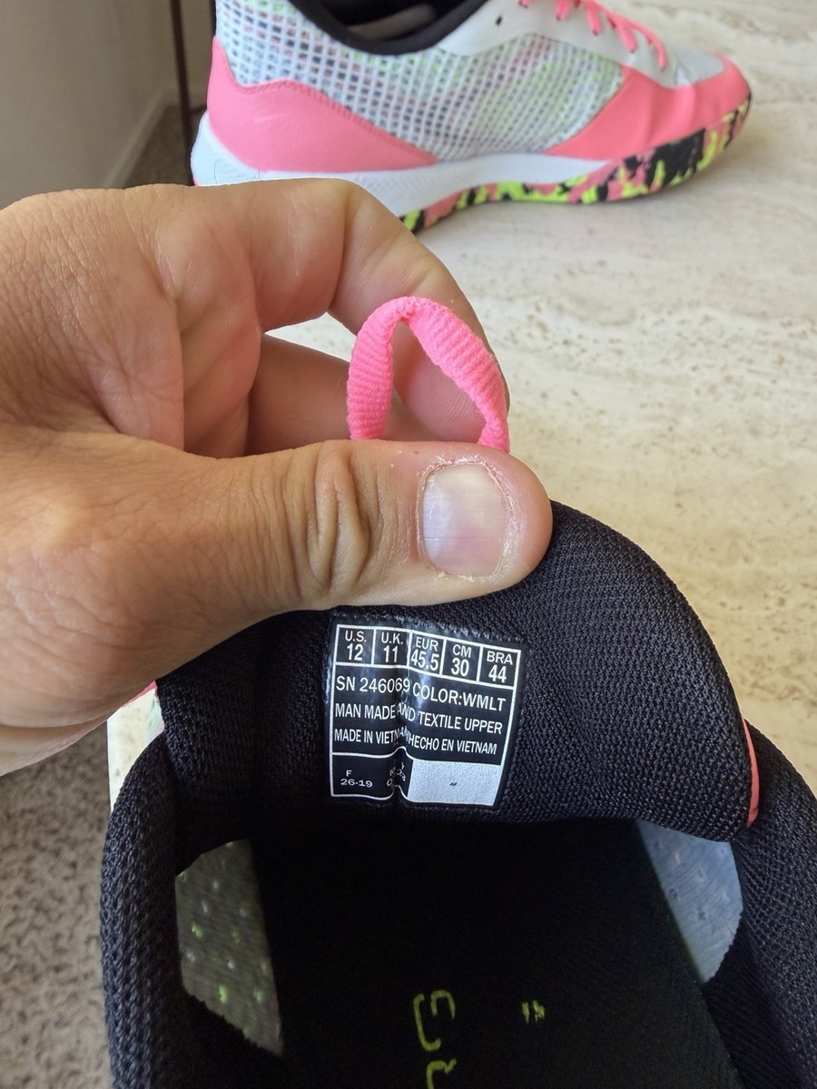 SKECHERS Viper Court Pro Pickleball Shoe Men's 12 US Pink Power