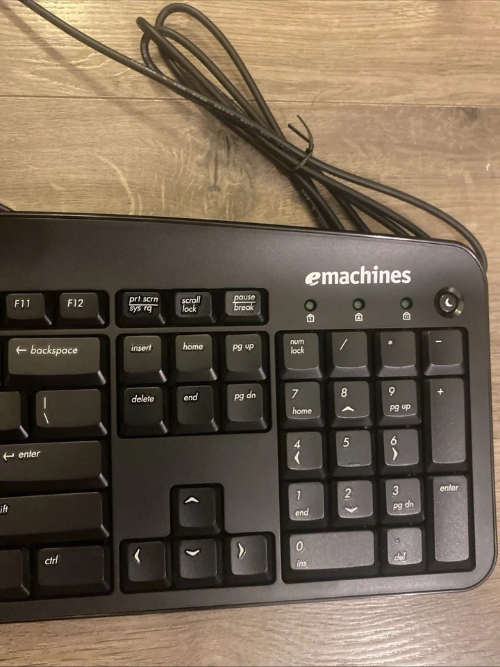 eMachines Keyboard Model KB-0705 Black New In The Box Unused - Image 4 of 4