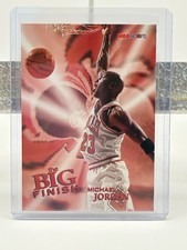 1996-97 NBA Hoops - The Big Finish Michael Jordan #176