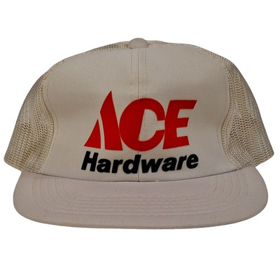 #ad Vintage ACE Hardware Trucker Hat Snapback Mesh Foam Cap USA Workwear $24.99