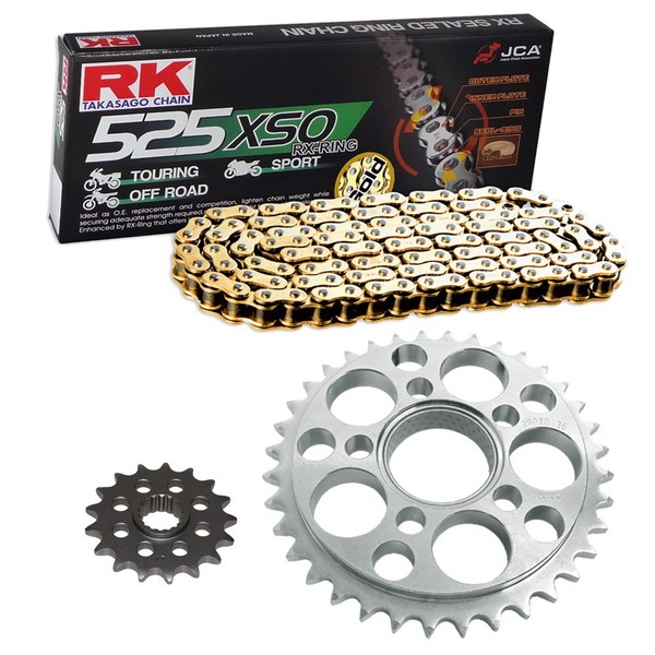 Kettensatz Ducati Hypermotard 796 10-13 Kette RK 525 XSO 104 Offen 15/41-image
