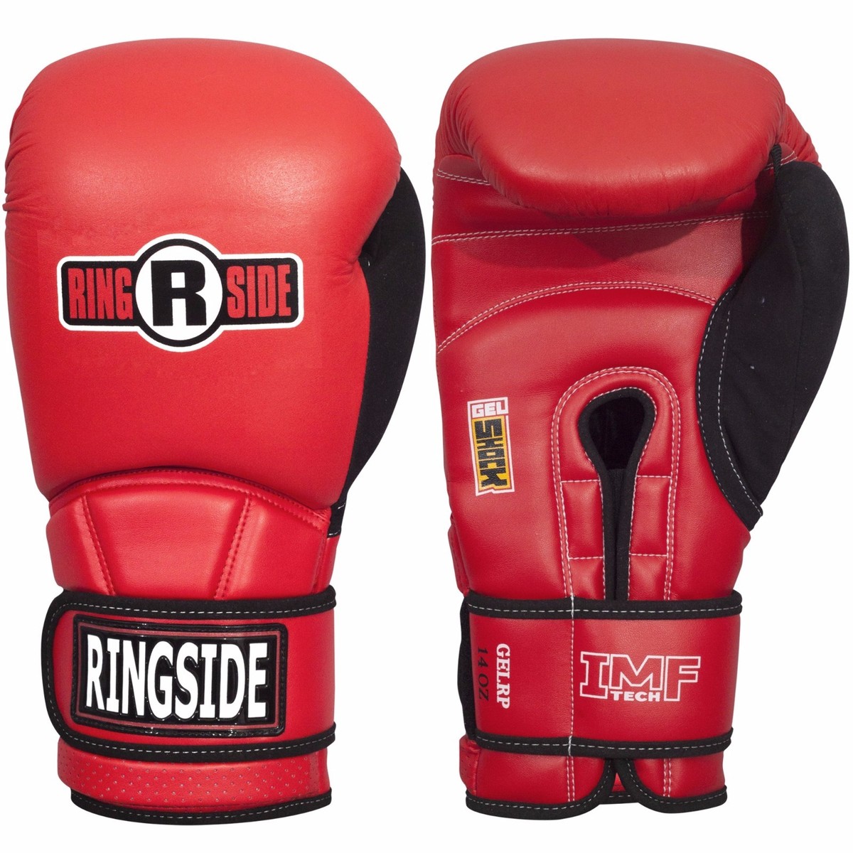 RINGSIDE ボクシンググローブ 赤 New Ringside Boxing MMA Kickboxing Gel Shock Safety Sparring