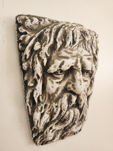 Placa de pared gótica hombre barbudo vintage decoración del hogar "Arte de la historia" - Imagen 3 de 3