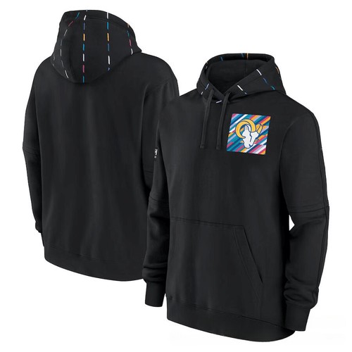 Men's Black Salute to Service Sideline Pullover Hoodie Sweatshirt #AAAA - Picture 27 of 42