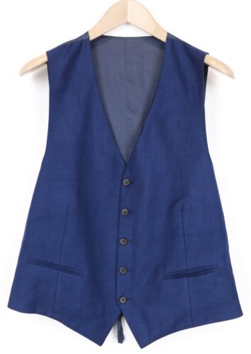 SUITSUPPLY La Spalla Men Suit UK42R Single-Breasted Blue Pure Wool 3 Piece - Picture 3 of 24