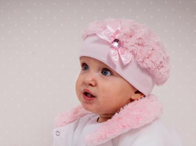 Prinzessin TRAUMHAFTES Mütze HUT Fellmütze rosa