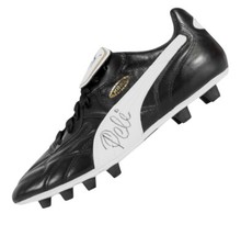 Pele signierter Stiefel: Puma King Autogrammstolle