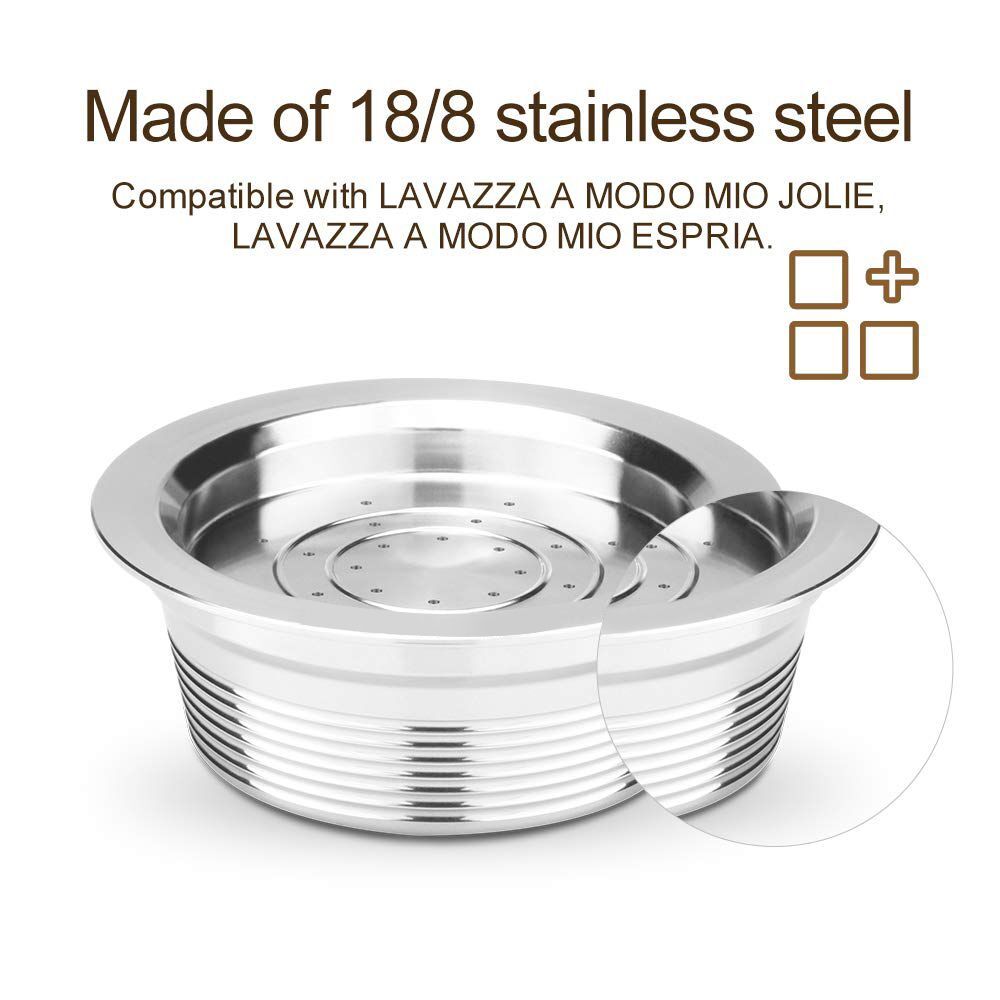 Capsule Café Coffee Pod Holder Set Pods réutilisables For LAVAZZA A