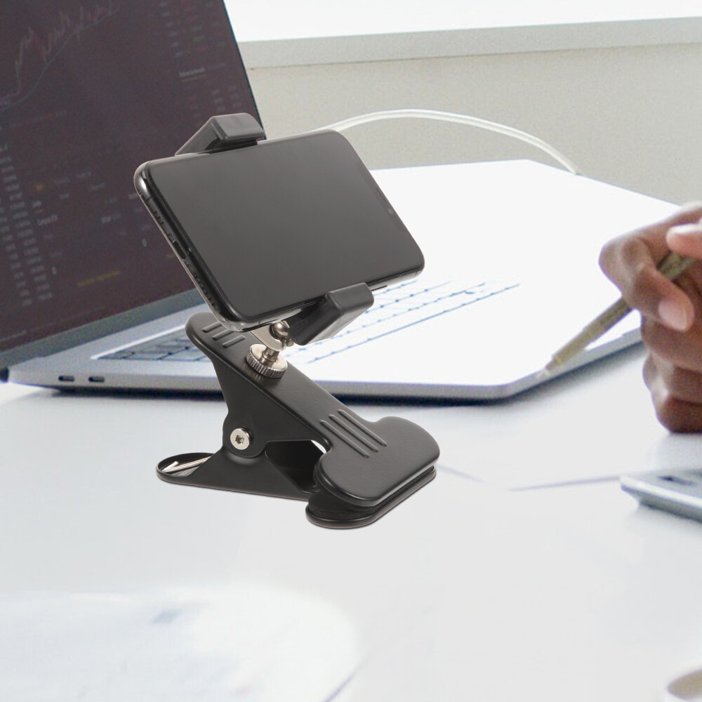 Adjustable Phone Holder Stand for Desk Tabletop or Car Mount  