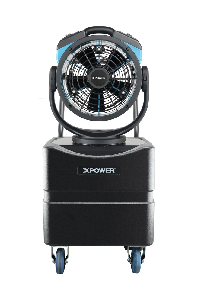 XPOWER Außenluftzirkulator mit Pumpe &Tank und Nebel Axialgebläse mehrfunktional - Bild 2 von 4