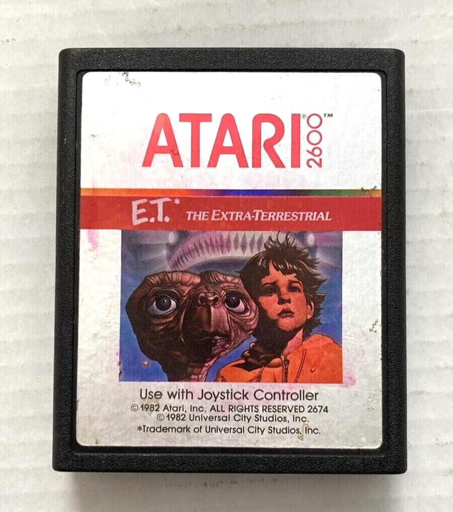 Atari 2600 ET The Extra Terrestrial Game eBay