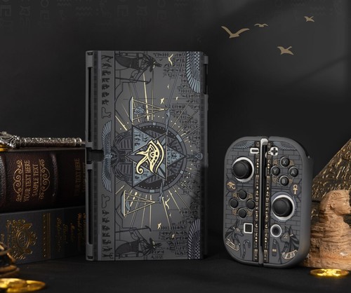 Funda protectora GeekShare Nintendo Switch OLED negra para PC carcasa rígida cubierta negra - Imagen 9 de 14